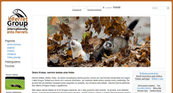 Desktop Screenshot of ferret.lt